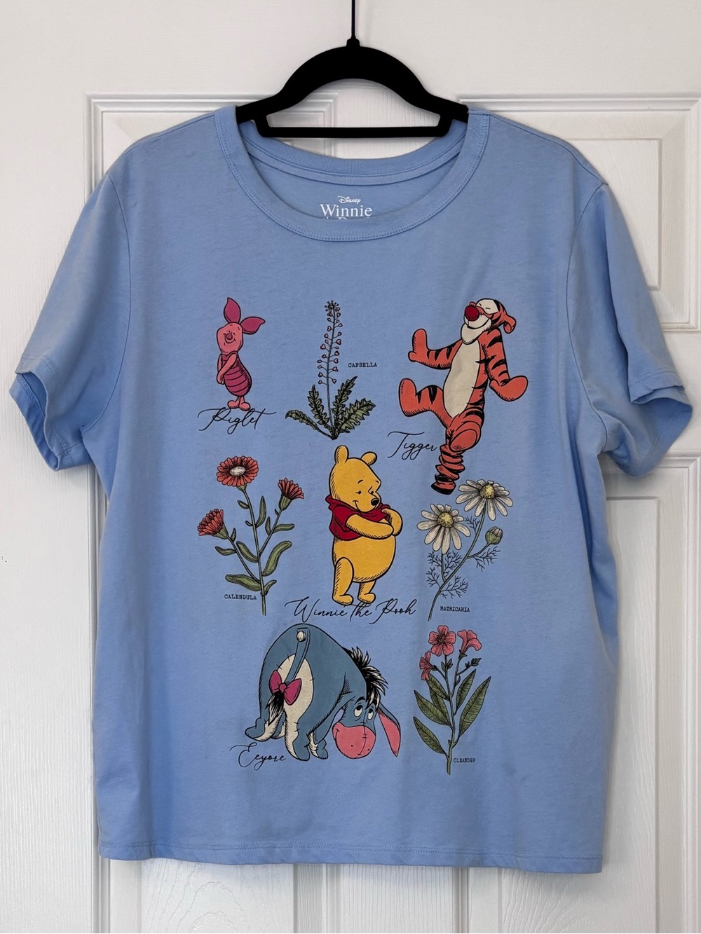 Disney Cotton Blend Winnie the Pooh - Pooh Friends Floral Tee Shirt